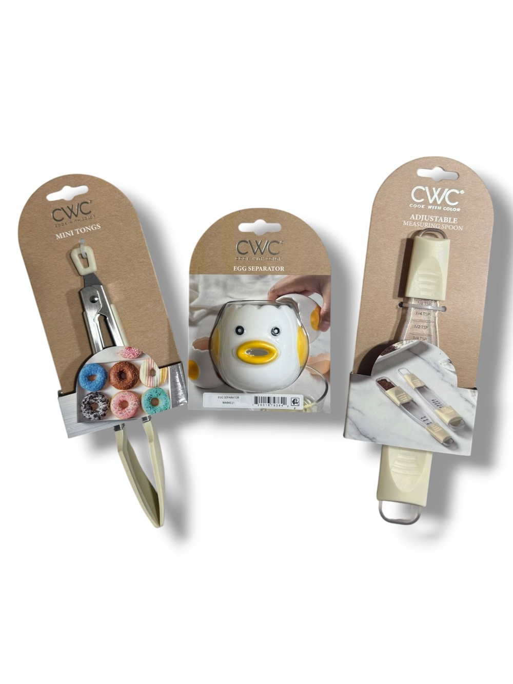 Cook with Color Baking Accessories Bundle Cream